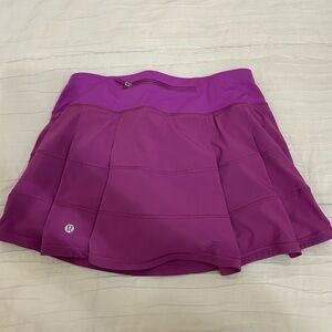 Lululemon skort with built in spandex